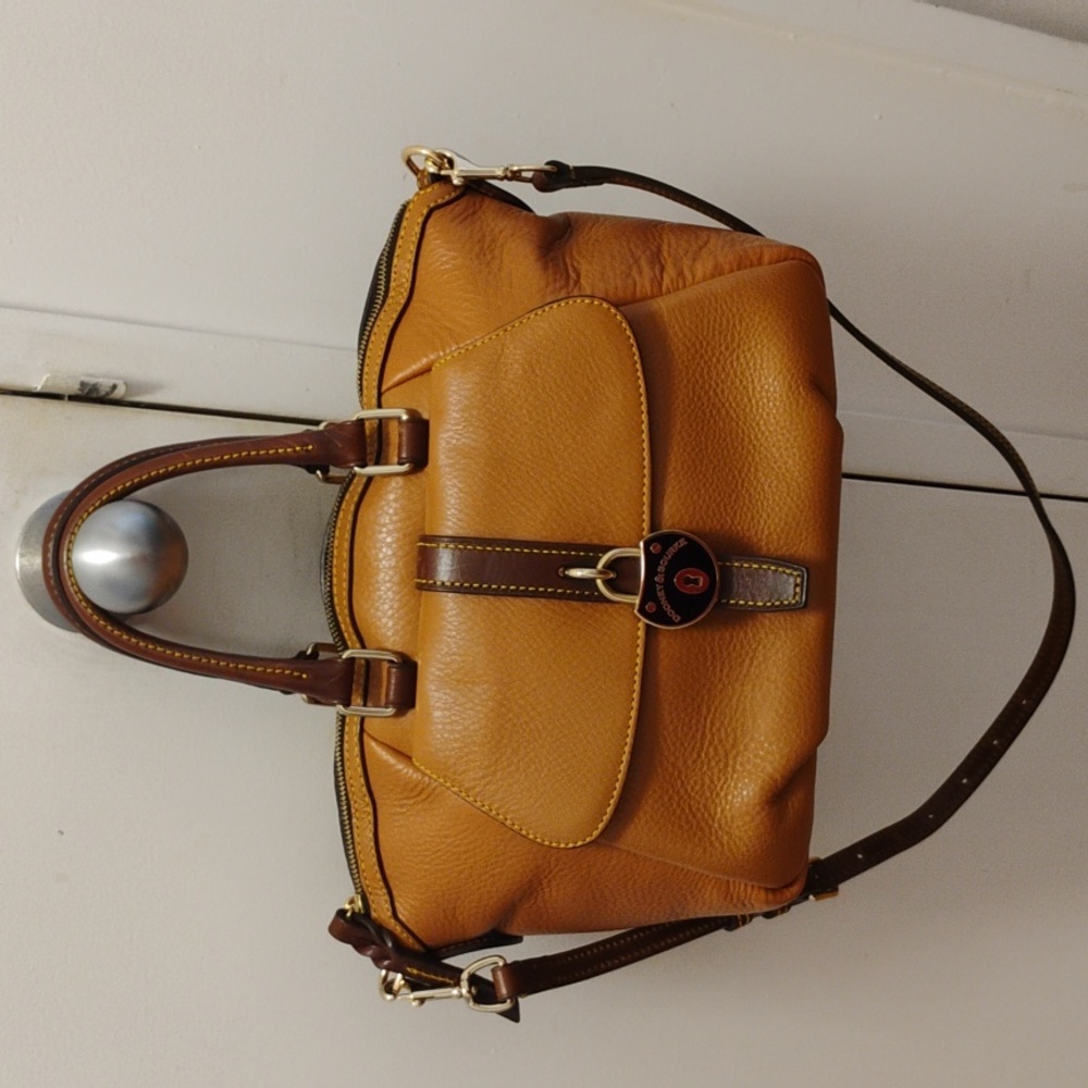 Dooney&burke Brown Leather Satchel